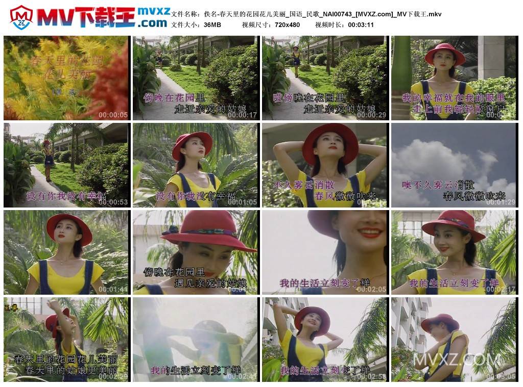 佚名-春天里的花园花儿美丽_国语_民歌_NAI00743